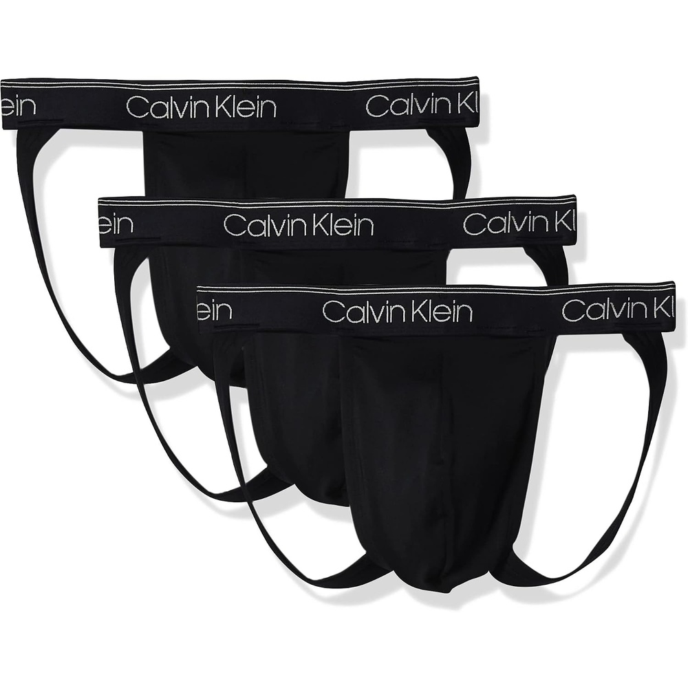 image:imageCalvin Klein Mens Underwear Micro Stretch 3pack Jock Strap3 Black