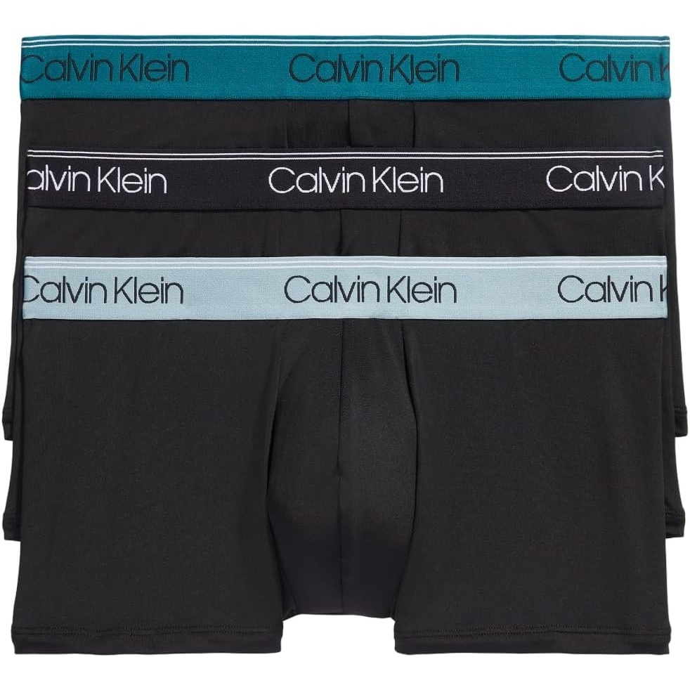 image:imageCalvin Klein Mens Underwear Microfiber Stretch 3 Pack TrunkBlack Bodies W Black Arona Chesapeake Bay Wb