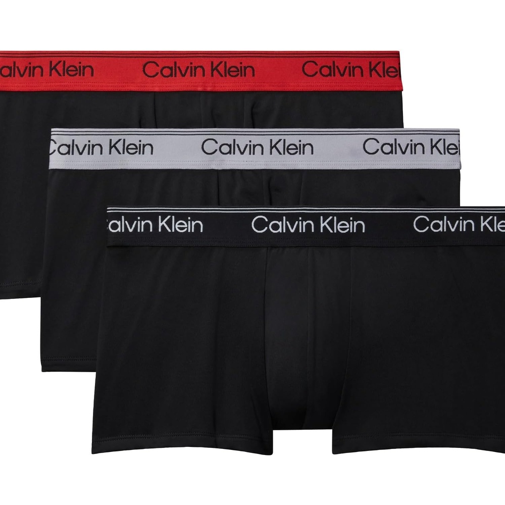 image:imageCalvin Klein Mens Underwear Microfiber Stretch 3 Pack TrunkBlack Bodies W Black Sleet Andrenaline Rush Wbs