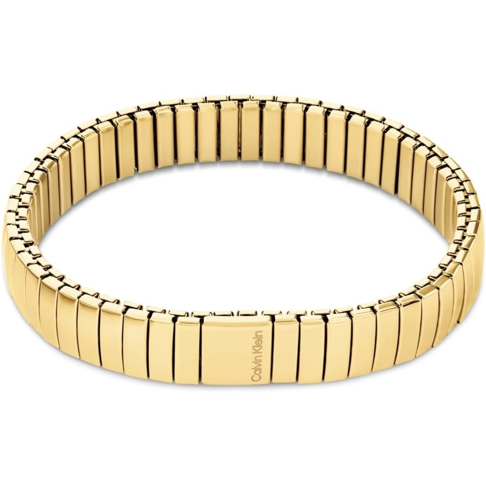image:imageCalvin Klein Womens CK Stacked Bracelet  Modern Layered Design Fashion Jewelry Gift for HerGold Plated