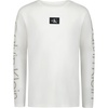 Ck Sleeve Print White