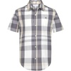 Blackened Pearl Large Plaid