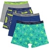 Heather Grey/Blue/Neon Print