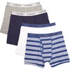 White Blue Stripe