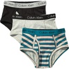 Sea Green Stripe/Heather Grey/Black