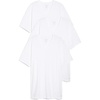 3 Classic White Vneck