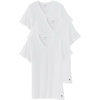 3 White Vneck