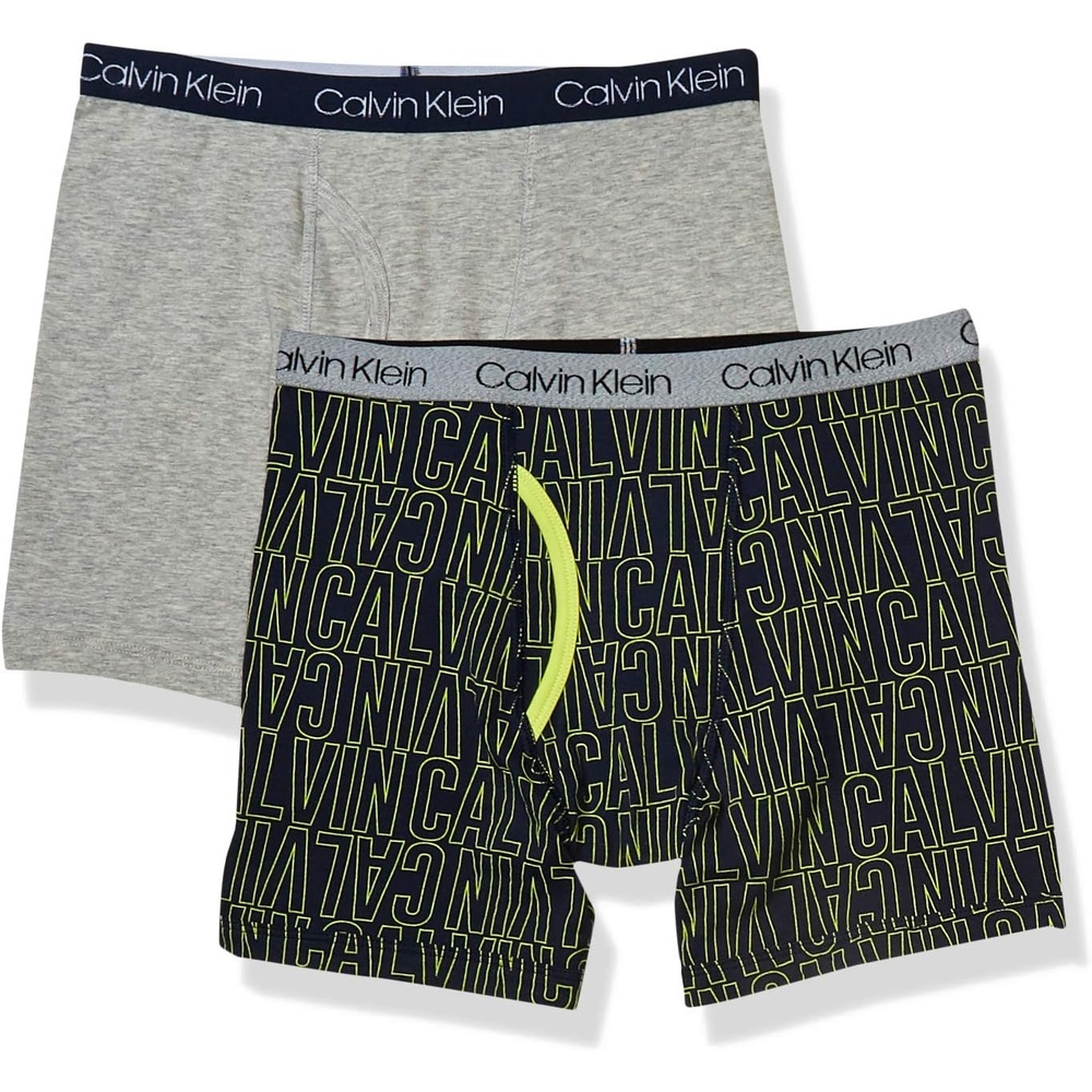 image:imageCalvin Klein Boys Boxer Briefs TwoPackBlackCamoCamo