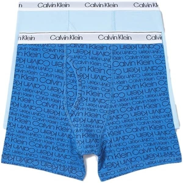 image:imageCalvin Klein Boys Boxer Briefs TwoPackLogo BlueBlue Bell