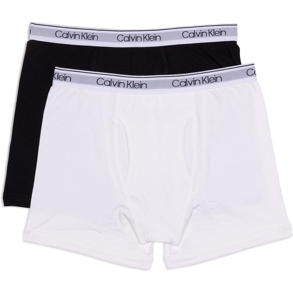 image:imageCalvin Klein Boys Boxer Briefs TwoPackNew BlackClassic White