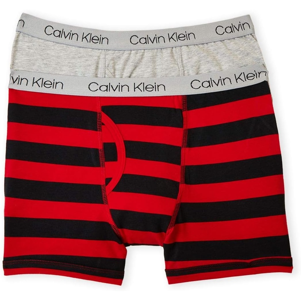 image:imageCalvin Klein Boys Boxer Briefs TwoPackYellowrhc5133Grey