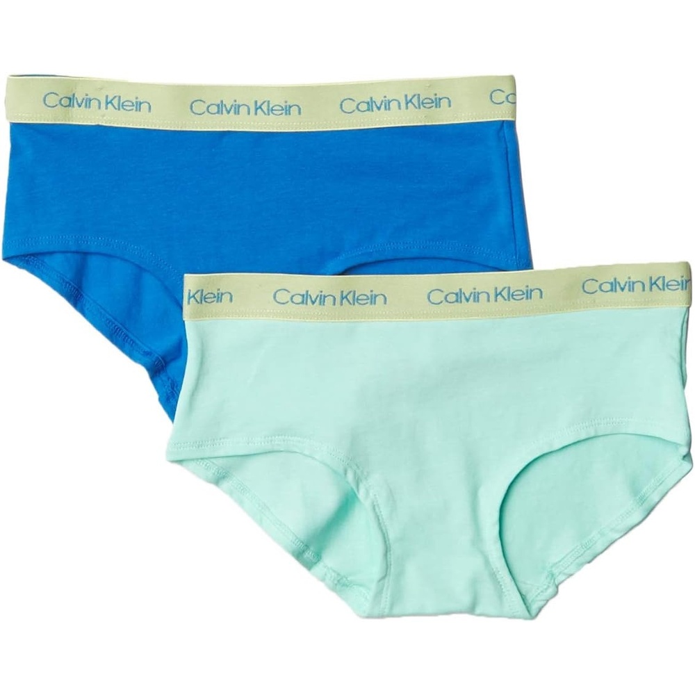 image:imageCalvin Klein Girls 3Pack Hipster Little KidsBig KidsFrench BlueBeachglass