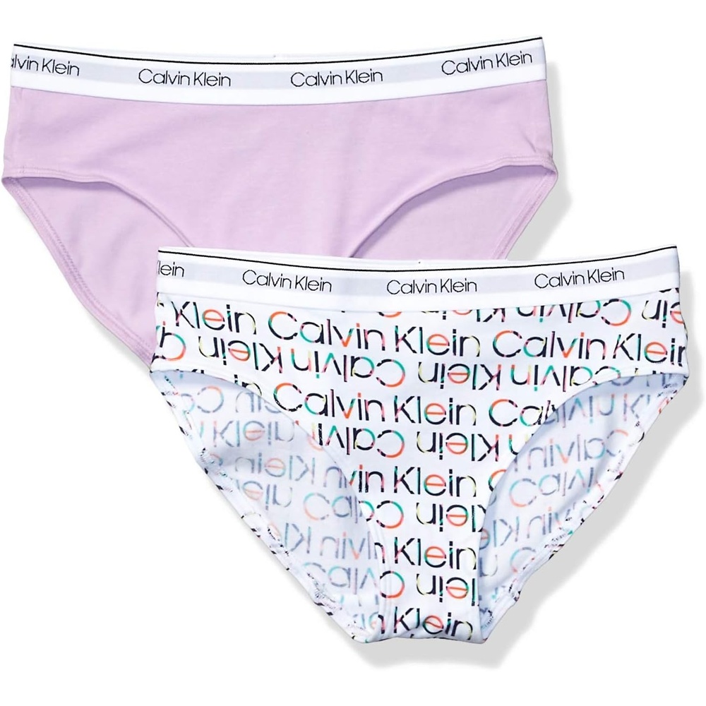 image:imageCalvin Klein Girls Modern Cotton Bikini PantyCk Logo White