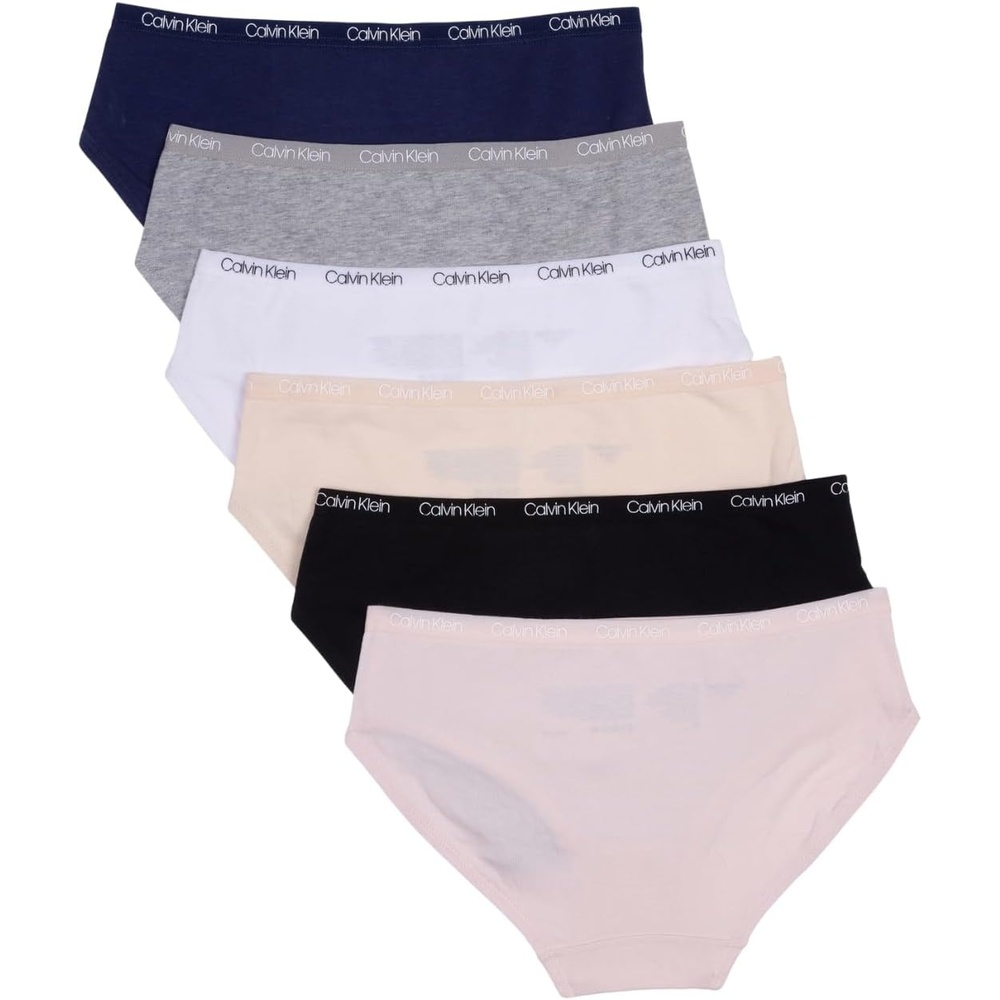 image:imageCalvin Klein Girls Modern Cotton Hipster Underwear 2packCrystal PinkBlackNudeHeather GreyWhiteSymphony