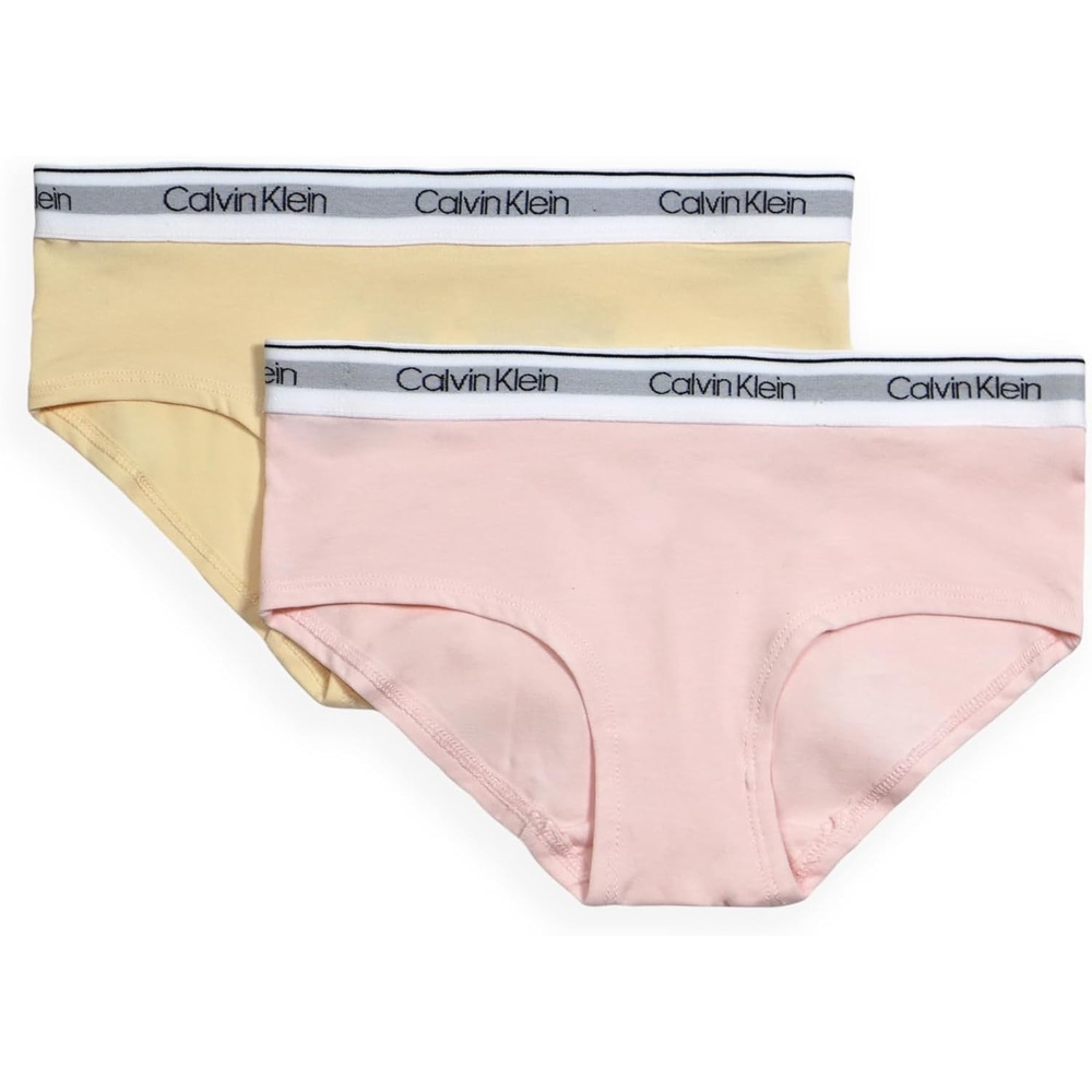 image:imageCalvin Klein Girls Modern Cotton Hipster Underwear 2packCrystal PinkNude