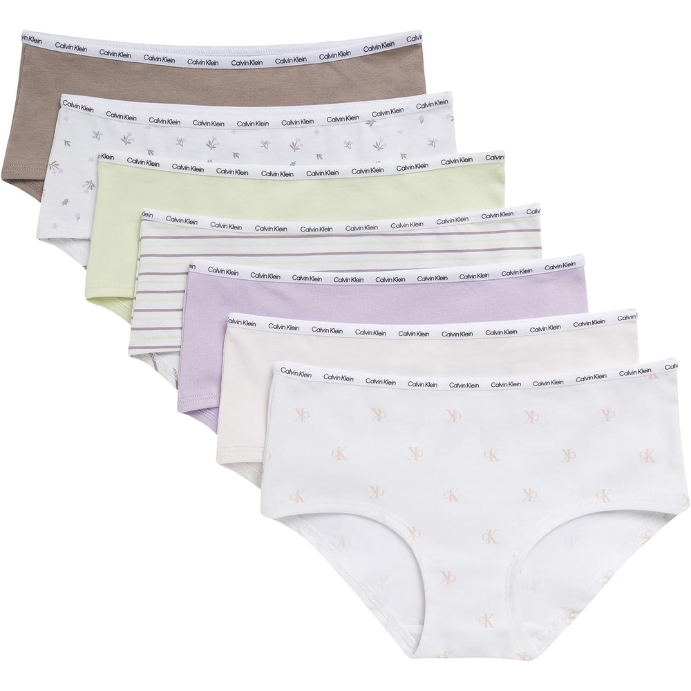 image:imageCalvin Klein Kids Girls Modern Cotton Hipster Underwear 7PackCk Sweet Floral Stripe