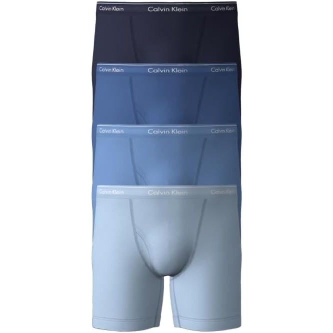image:imageCalvin Klein Mens Cotton Classics 4Pack Boxer BriefsBlue