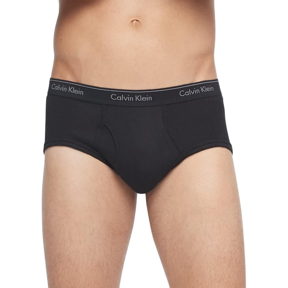 image:imageCalvin Klein Mens Cotton Classics 5Pack BriefBlack 4 Pack