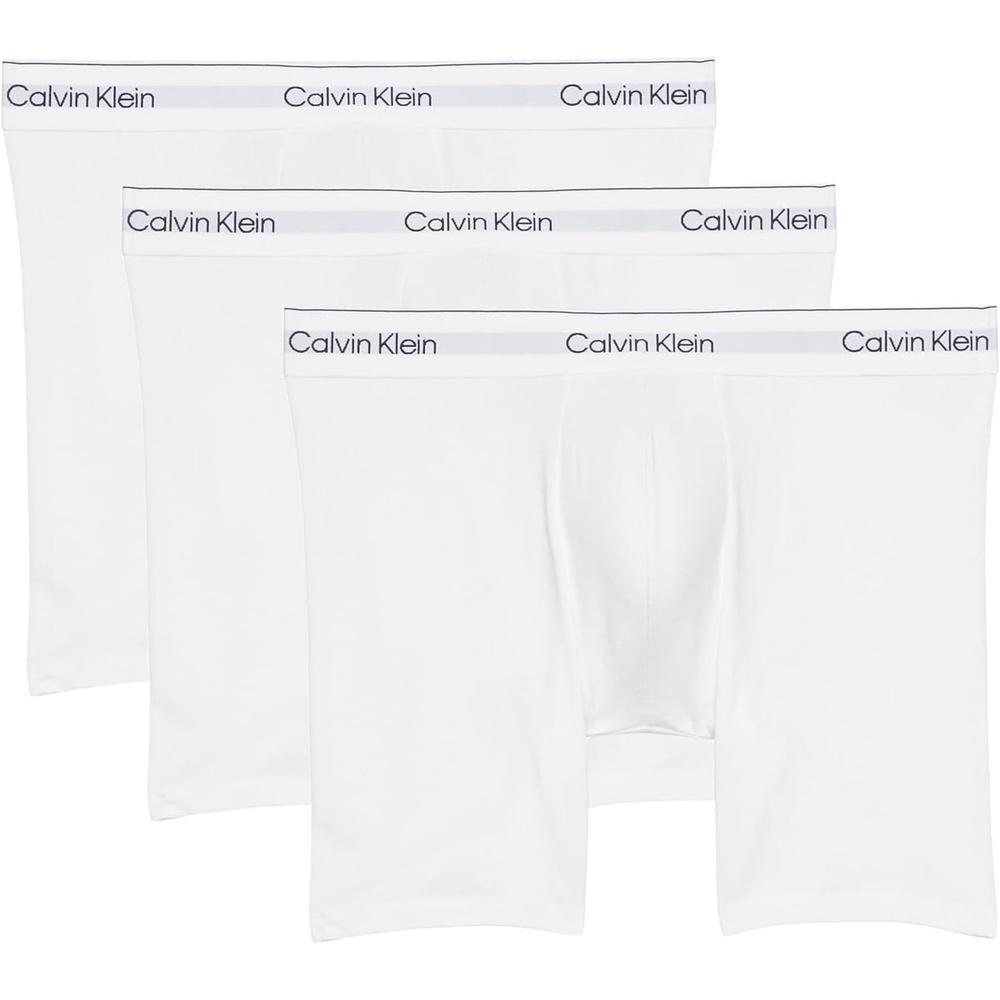 image:imageCalvin Klein Mens Modern Cotton Stretch Boxer Brief 3packWhiteWhiteWhite