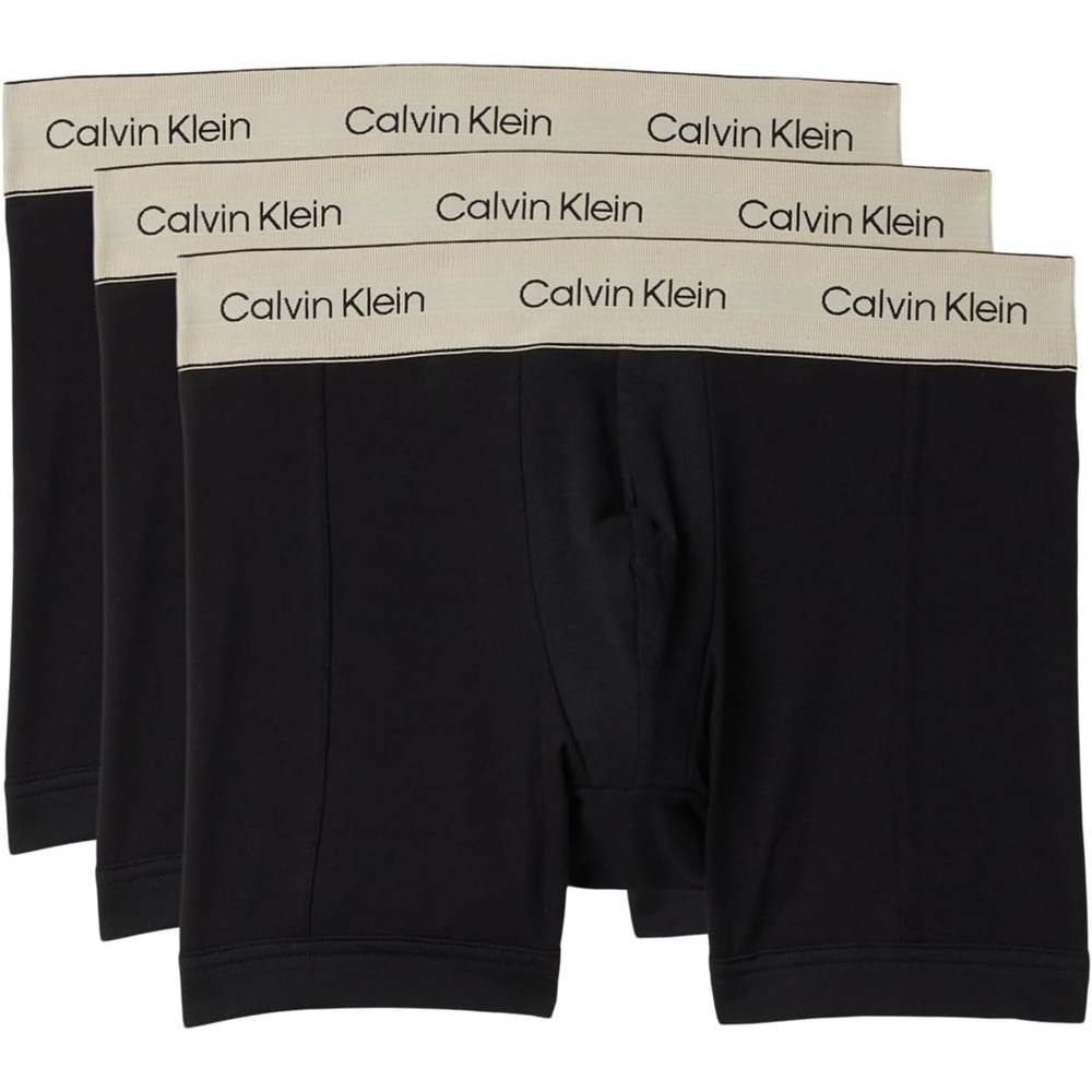 image:imageCalvin Klein Mens Pima Cotton 3pack Boxer Brief3 Black
