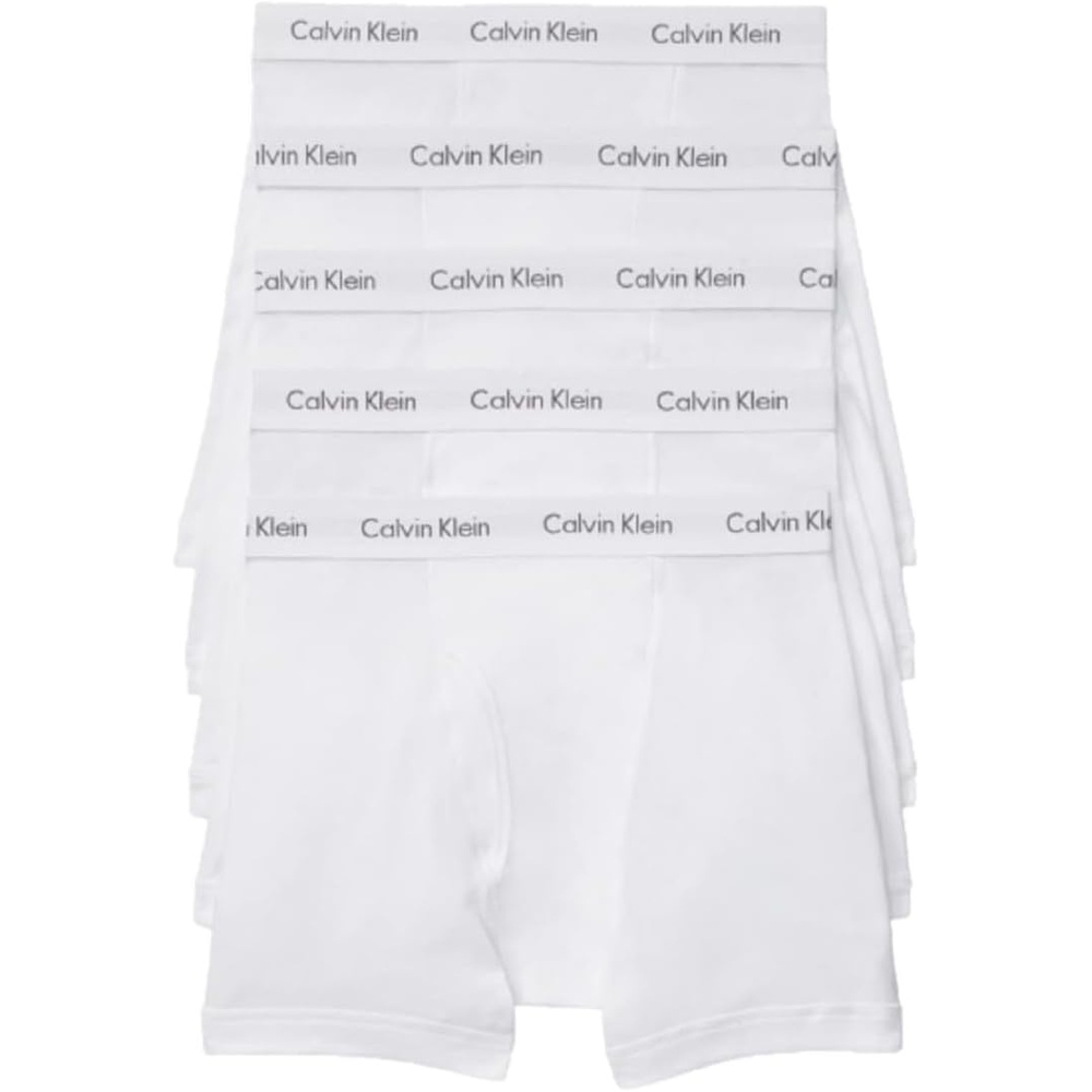 image:imageCalvin Klein Mens Underwear Cotton Classics 5pack Boxer Brief5 White Bodies W  White Wb