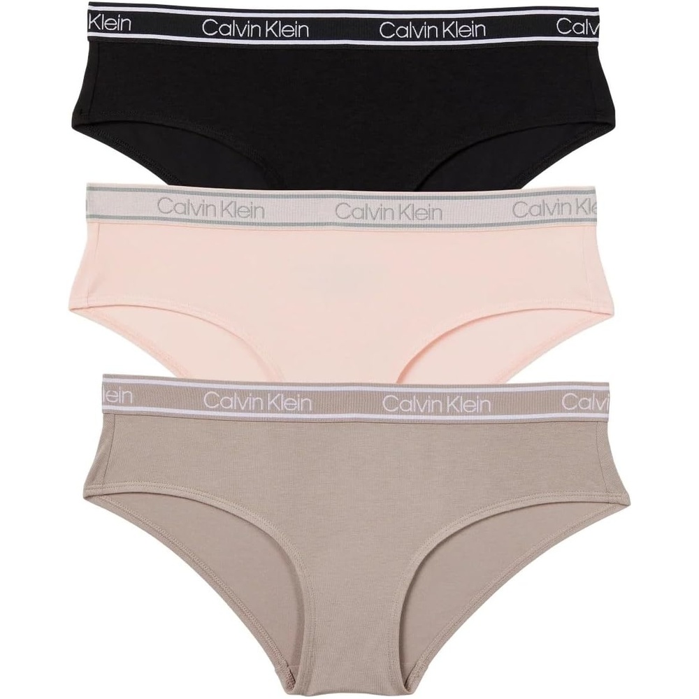 image:imageCalvin Klein Womens 3 Pack Stretch HipsterBlackNymph Multi