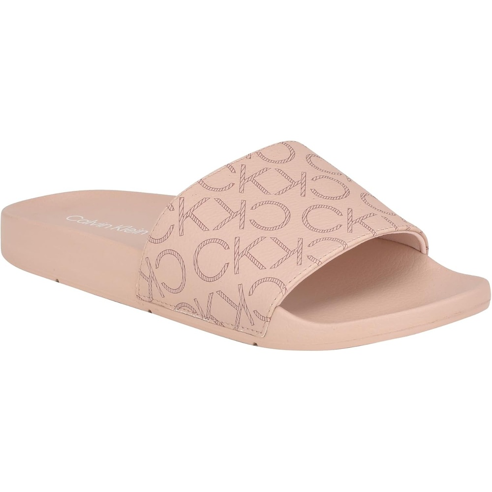 image:imageCalvin Klein Womens Athens Slide SandalPink Multi 680