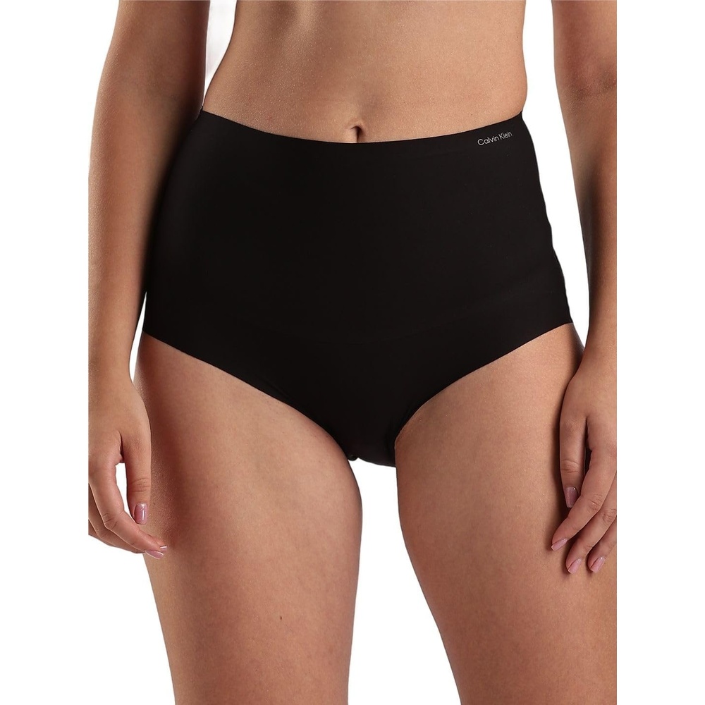 image:imageCalvin Klein Womens Shapewear Second Skin Smoothing Highwaist Brief PantyBlack