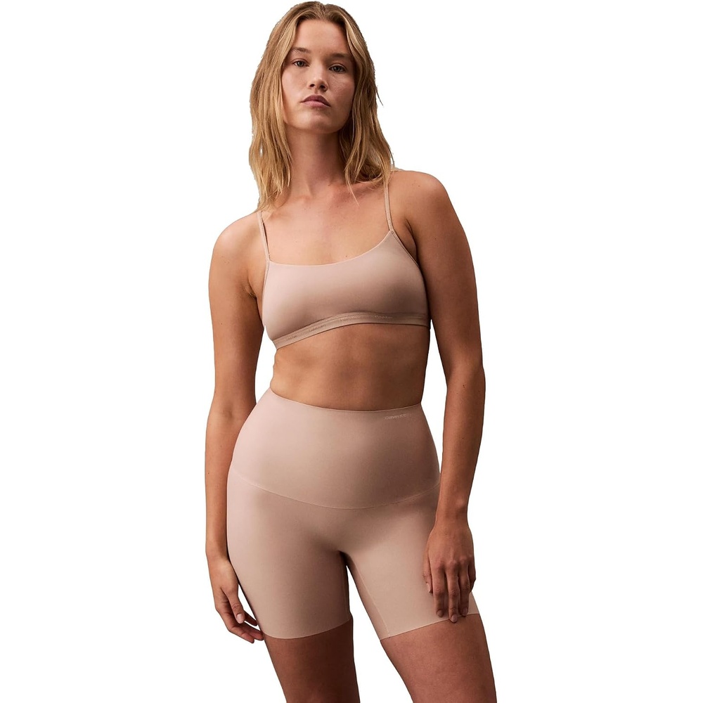 image:imageCalvin Klein Womens Shapewear Second Skin Smoothing Highwaist Midthigh ShortCedar