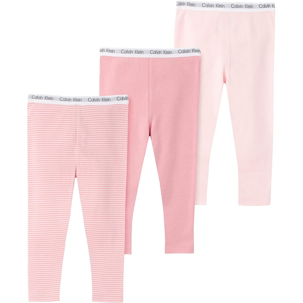 image:imageCalvin Klein babygirls 2 Bodysuits and Pant SetRosewaterCountry Rose