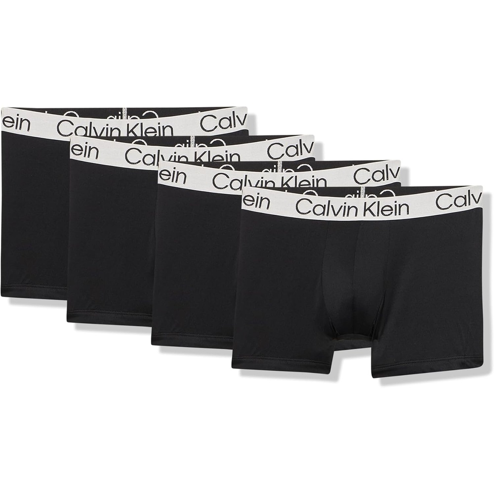 image:imageCalvin Klein mens Chromatic 4pack Trunk4 Black