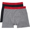 Black Red Logo/Heather Grey Red Logo