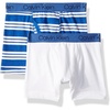 White/Blue Stripe/White